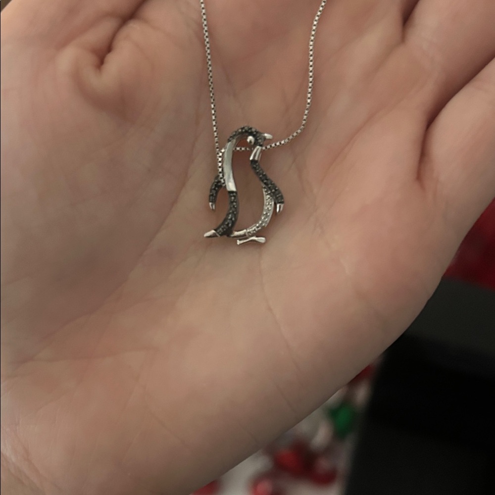 Penguin Pendant Necklace